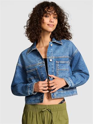 Denim by PINK Trucker Ceketi