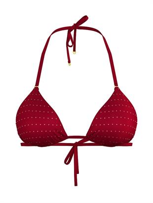 Essential Diamanté Üçgen Bikini Üstü