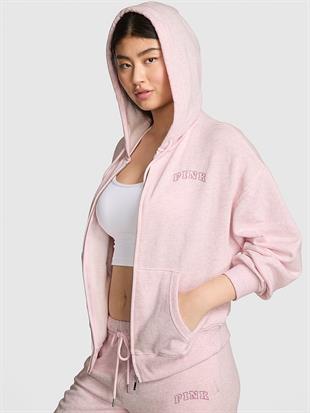 Fermuarlı Kapüşonlu Sweatshirt