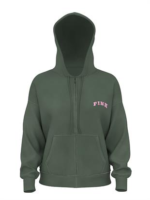 Fermuarlı Kapüşonlu Sweatshirt