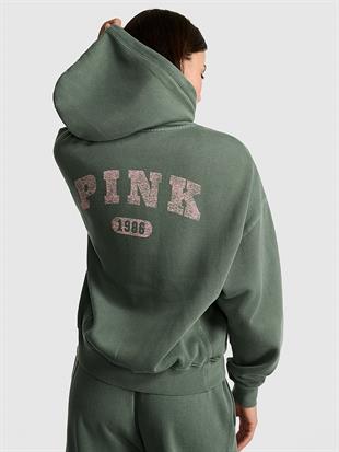 Fermuarlı Kapüşonlu Sweatshirt