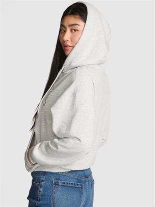 Fermuarlı Kapüşonlu Sweatshirt