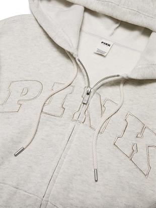 Fermuarlı Kapüşonlu Sweatshirt