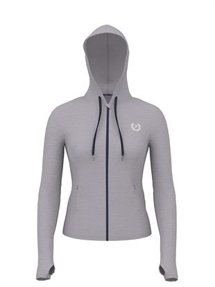 Fermuarlı Kapüşonlu Sweatshirt