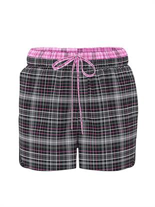 Flanel Boxer Pijama Şortu
