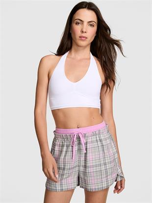 Flanel Boxer Pijama Şortu