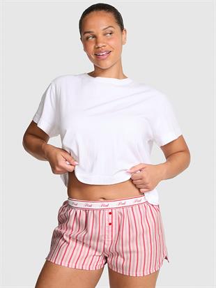 Flanel Pijama Şortu