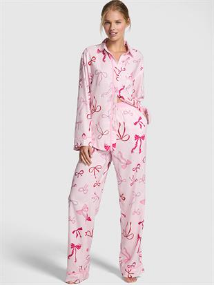 Flanel Uzun Pijama Takımı