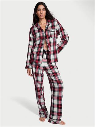 Flanel Uzun Pijama Takımı