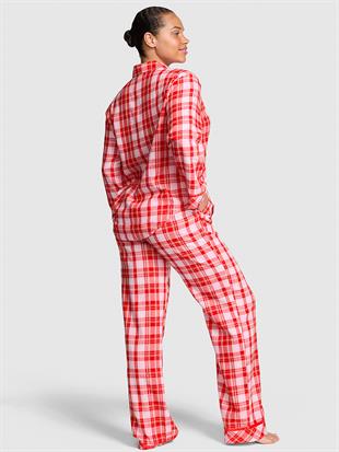 Flanel Uzun Pijama Takımı