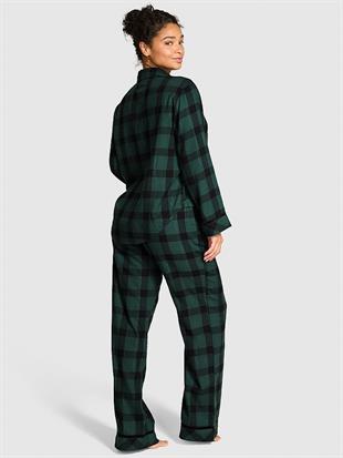 Flanel Uzun Pijama Takımı