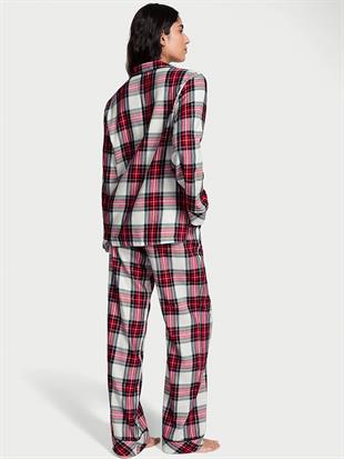 Flanel Uzun Pijama Takımı