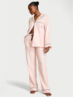Flannel Uzun Pijama Takımı