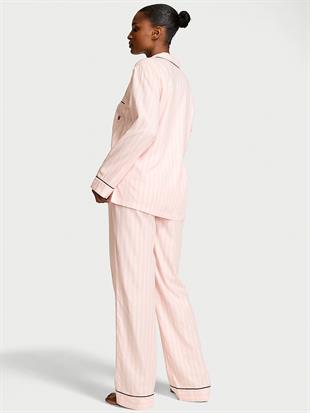 Flannel Uzun Pijama Takımı