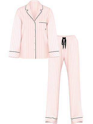 Flannel Uzun Pijama Takımı