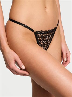 Geo Daisy Dantelli Ayarlanabilir V-String Külot