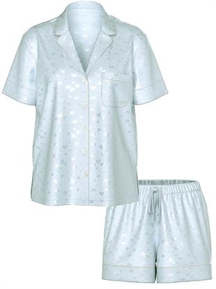 Glazed Saten Şortlu Pijama Takımı