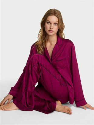 Glazed Satin Short Pajama Set