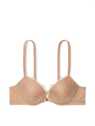 Gül Dantelli Push-Up Sütyen