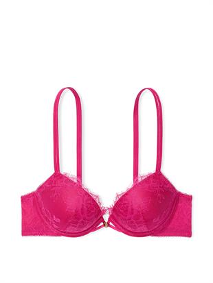 Gül Dantelli Push-Up Sütyen