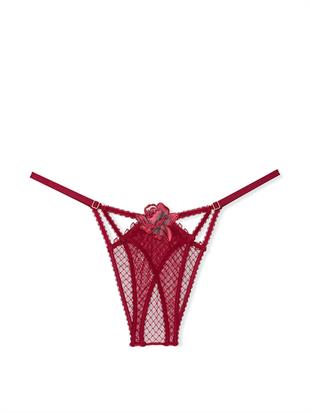 Gül Detaylı Askılı Brazilian Külot