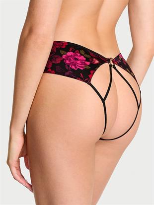 Halka Detaylı Arkası Açık Cheeky Külot