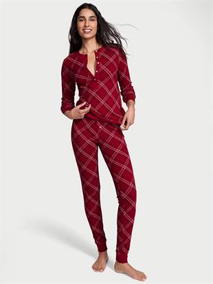 Henley Termal Uzun Pijama Takımı