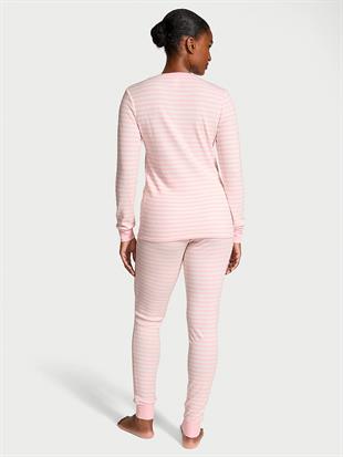 Henley Termal Uzun Pijama Takımı