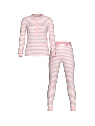 Henley Termal Uzun Pijama Takımı