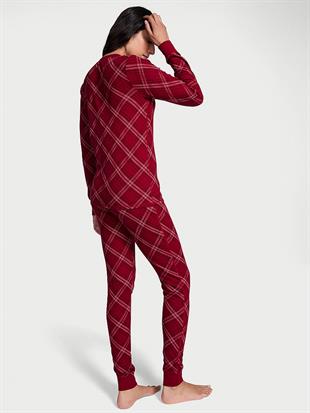 Henley Termal Uzun Pijama Takımı