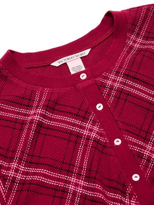 Henley Termal Uzun Pijama Takımı
