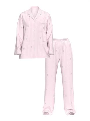 Heritage Pamuklu Oversize Pijama Takımı