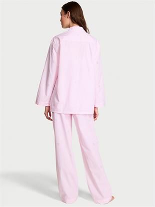 Heritage Pamuklu Oversize Pijama Takımı