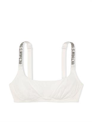 Işıltılı Askılı Dantelli Scoop Bralet