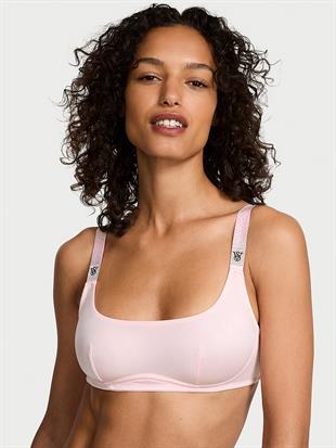 Işıltılı Askılı Scoop Bralet