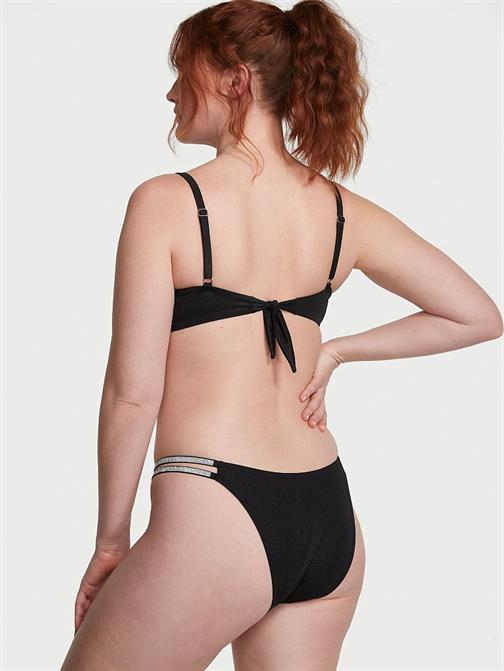 Işıltılı Çift Askılı Brazilian Bikini Altı