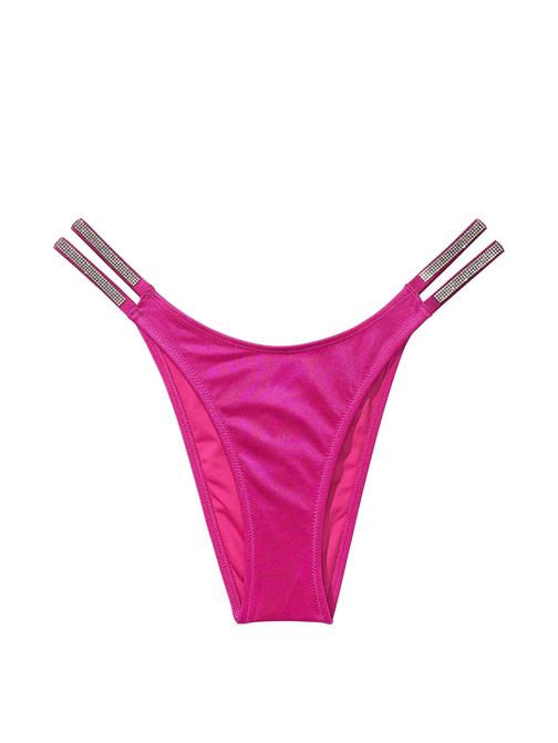 Işıltılı Çift Askılı Brazilian Bikini Altı