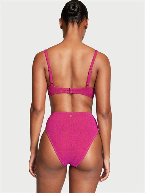Işıltılı Icon Push-Up Bikini Üstü