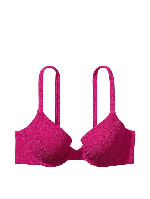 Işıltılı Icon Push-Up Bikini Üstü