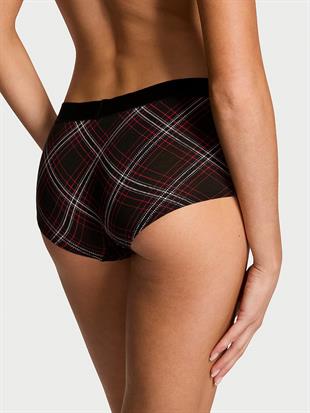 Işıltılı Logo Detaylı Pamuklu Boyshort Külot