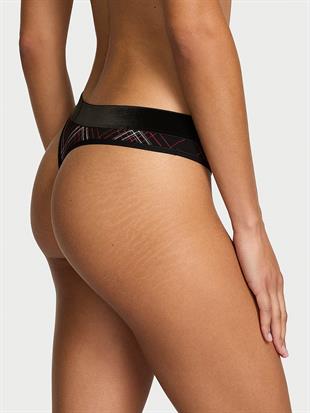 Işıltılı Logo Detaylı Tanga