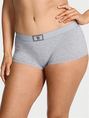 Işıltılı Logolu Boyshort Külot