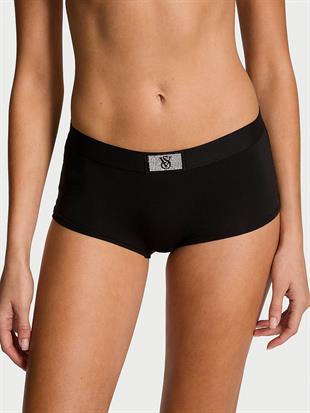 Işıltılı Logolu Boyshort Külot