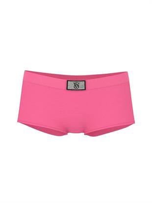 Işıltılı Logolu Boyshort Külot