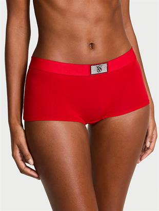 Işıltılı Logolu Boyshort Külot