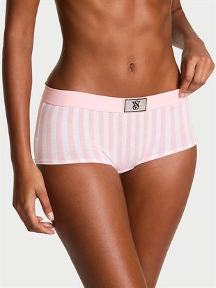 Işıltılı Logolu Boyshort Külot