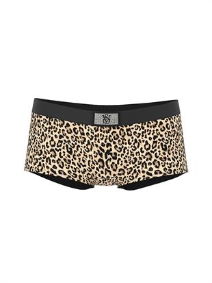 Işıltılı Logolu Boyshort Külot