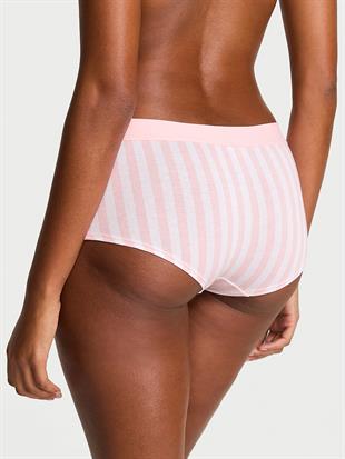 Işıltılı Logolu Boyshort Külot