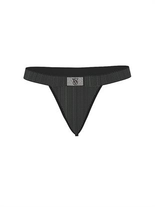 Işıltılı Pamuklu V-String Külot