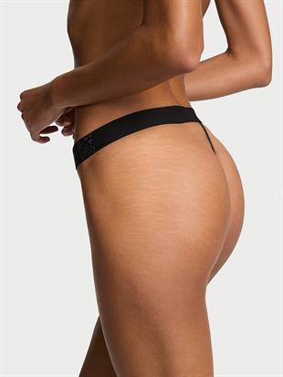 Işıltılı Pamuklu V-String Külot